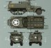 画像18: タコム[TKOAHHQ-35001]1/35 米軍 M3 & M3A1 ハーフトラック 1 + 1 コンボキット (18)