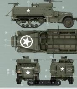 画像11: タコム[TKOAHHQ-35001]1/35 米軍 M3 & M3A1 ハーフトラック 1 + 1 コンボキット
