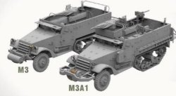 画像8: タコム[TKOAHHQ-35001]1/35 米軍 M3 & M3A1 ハーフトラック 1 + 1 コンボキット