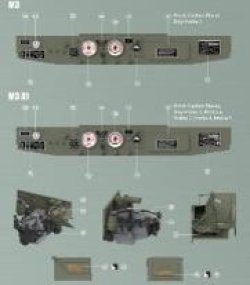 画像10: タコム[TKOAHHQ-35001]1/35 米軍 M3 & M3A1 ハーフトラック 1 + 1 コンボキット