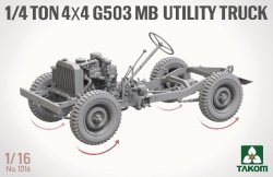 画像5: タコム[TKO1016]1/16 米陸軍 1/4トン 4X4 G503ユーティリティトラック
