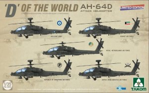 画像1: タコム[TKO2606]1/35 「世界のD」 AH-64D 攻撃ヘリコプター (限定版) (1)