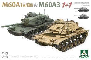 画像1: タコム[TKO5022]1/72 M60A1w/ERA & M60A3 1+1 (1)