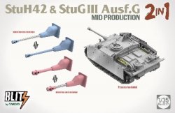 画像3: タコム[TKOB8017]1/35 10.5cm突撃榴弾砲42 & III号突撃砲G型 中期型 2 in 1 w/車載品