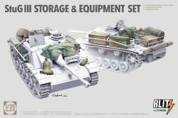 画像1: タコム[TKOB8018]1/35 III号突撃砲用車載品セット
