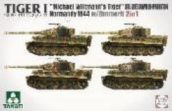 画像5: タコム[TKO2201]1/35 Sd.Kfz.181 Pz.Kpfw.VI Ausf.E タイガーI 後期型/後期型指揮車w/ツィンメリットコーティング 「2 in 1」"ミハエル・ヴィットマン"ノルマンディー 1944