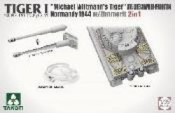 画像7: タコム[TKO2201]1/35 Sd.Kfz.181 Pz.Kpfw.VI Ausf.E タイガーI 後期型/後期型指揮車w/ツィンメリットコーティング 「2 in 1」"ミハエル・ヴィットマン"ノルマンディー 1944