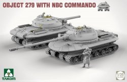 画像2: タコム[TKO2188]1/35 ソビエト 重戦車 オブイェークト279w/NBCコマンドフィギュア