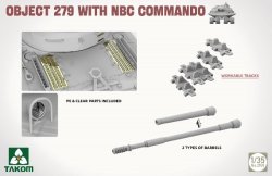 画像3: タコム[TKO2188]1/35 ソビエト 重戦車 オブイェークト279w/NBCコマンドフィギュア