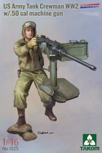 画像1: タコム[TKO1025]1/16 WW.II 米陸軍 戦車兵w/.50 機関銃(限定版) (1)