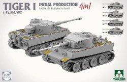 画像4: タコム[TKO2197]1/35 タイガーI 極初期型 「4 in 1」