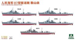 画像4: タコム[TKO6018]1/350 中国人民解放軍海軍鞍山級駆逐艦