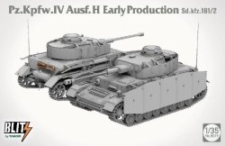 画像2: タコム[TKOB8019]1/35 Sd.kfz.161/2 IV号戦車H型 前期型
