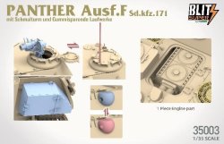 画像4: タコム[TKOSB35003]1/35 "スーパーブリッツ" パンター F型w/シュマールトゥルム &スチールホイール