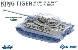 画像4: タコム[TKOUSNO-005]1/48 キングタイガー ヘンシェル砲塔w/フルインテリア