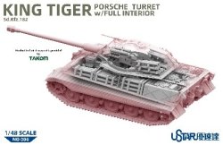 画像3: タコム[TKOUSNO-008]1/48 キングタイガー ポルシェ砲塔w/フルインテリア