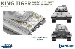 画像4: タコム[TKOUSNO-008]1/48 キングタイガー ポルシェ砲塔w/フルインテリア