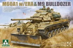 画像1: タコム[TKO2142]1/35 M60A1 w/ERA & M9ドーザーブレード