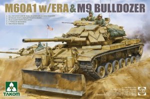 画像1: タコム[TKO2142]1/35 M60A1 w/ERA & M9ドーザーブレード (1)