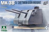 タコム[TKO2146]1/35 米海軍 艦艇用MK38 38口径 5インチ連装砲 w/金属砲身