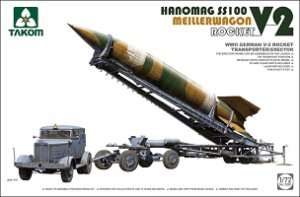 画像1: タコム[TKO5001]1/72 WW.IIドイツ V-2ロケット+メイラーワーゲン+ハノマーグ SS100 トラクターセット (1)