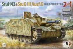 画像1: タコム[TKOB8009]1/35 10.5cm突撃榴弾砲42 &  III号突撃砲G型 初期型 2 in 1