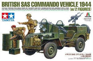 画像1: タミヤ[TAM25423]1/35 イギリスSASコマンドカー 1944年 （人形2体付き） (1)
