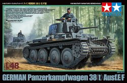 画像1: タミヤ[TAM32583]1/48 ドイツ軽戦車 38（t）E/F型