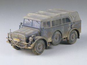 画像1: タミヤ[TAM35052]1/35 ドイツ 大型軍用乗用車 ホルヒ タイプ1a (1)