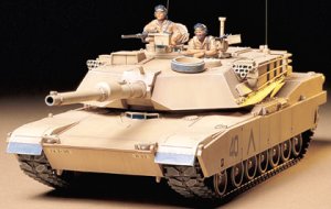 画像1: タミヤ[TAM35156] 1/35　アメリカ M1A1戦車 ビッグガン・エイブラムス (1)