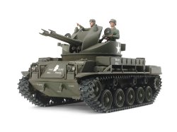 画像1: タミヤ[TAM35161] 1/35 アメリカ対空自走砲 M42ダスター (人形3体付き)