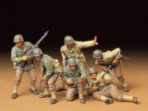 画像1: タミヤ[TAM35192]1/35 アメリカ歩兵 攻撃セット (1)