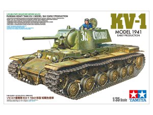 画像1: タミヤ[TAM35372]1/35 ソビエト重戦車 KV-1 1941年型 初期生産車 (1)