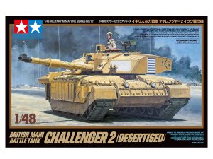 画像1: タミヤ[TAM32601]1/48 イギリス主力戦車 チャレンジャー2 イラク戦仕様 (1)