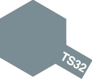 画像1: タミヤスプレー TS-32 ヘイズグレー (1)