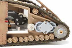 画像4: タミヤ[TAM30057] 1/35 WWI イギリス戦車 マークIV メール （シングルモーターライズ仕様）