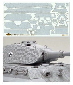 画像1: タミヤ[TAM12649] 1/35 ドイツ重戦車 キングタイガー（ポルシェ砲塔） コーティングシートセット (1)