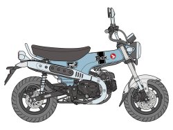 画像4: タミヤ[TAM14142]1/12 Honda ダックス125 タミヤリミテッドエディション
