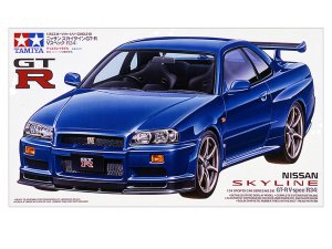 画像1: タミヤ[TAM24210]1/24 ニッサン スカイラインGT-R Vスペック（R34） (1)