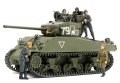 タミヤ[TAM25105] 1/35 ソビエト M4A2（76）W シャーマン戦車 （人形6体付き）