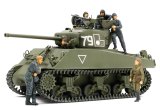 タミヤ[TAM25105] 1/35 ソビエト M4A2（76）W シャーマン戦車 （人形6体付き）