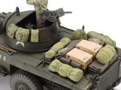画像4: タミヤ[TAM25196]1/35 アメリカ軽装甲車 M8 グレイハウンド 前線偵察セット