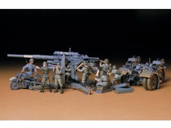画像1: タミヤ[TAM35017] 1/35 ドイツ88mm砲（オートバイ付）