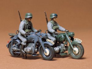 画像1: タミヤ[TAM35023] 1/35 ツェンダップKS750＆BMW R75 (1)