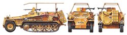 画像4: タミヤ[TAM35113]1/35 ドイツ Sd.kfz.250/3 無線指揮車グライフ