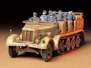 画像1: タミヤ[TAM35148]1/35　ドイツ 8トンハーフトラック Sd.kfz.7 (1)