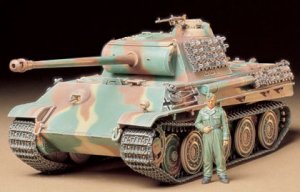 画像1: タミヤ[TAM35174] 1/35 ドイツ戦車 パンサーG スチールホイール仕様 (1)