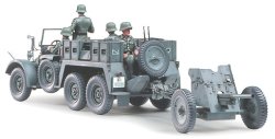 画像1: タミヤ[TAM35259] 1/35 ドイツ クルップ プロッツェ （6×4） 3.7cm対戦車砲牽引型