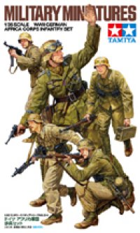 タミヤ[TAM35314] 1/35 ドイツ アフリカ軍団歩兵セット