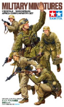 画像1: タミヤ[TAM35314] 1/35 ドイツ アフリカ軍団歩兵セット